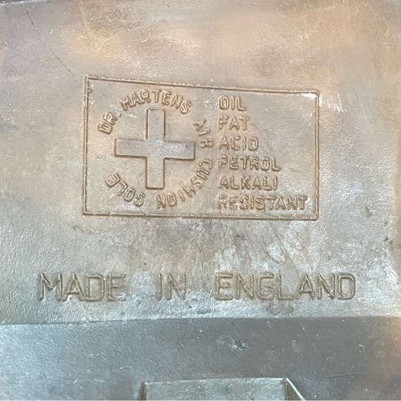 Vintage Dr. Martens 939 6 Eye Lids Made In England Men’s Boots Size UK 8 (US 9) - Picture 12 of 16